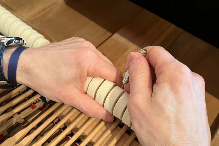 Harmonisation marteaux piano