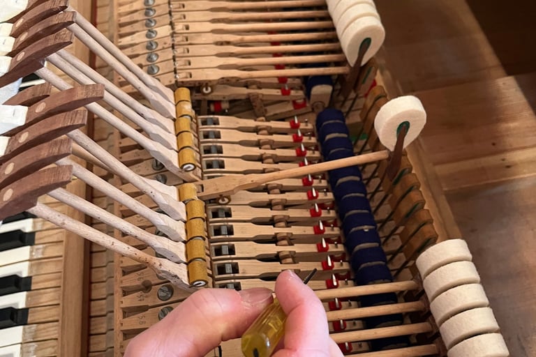 mécanique piano à queue