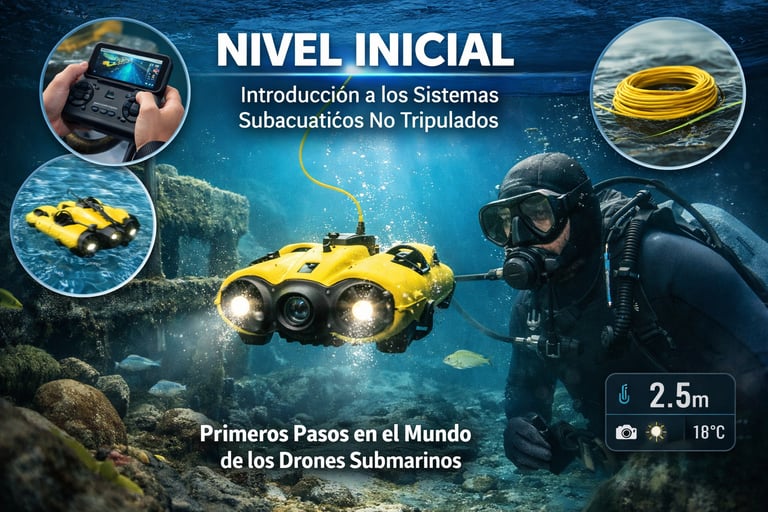 Nivel Inicial — Introducción a los Sistemas Subacuáticos No Tripulados
