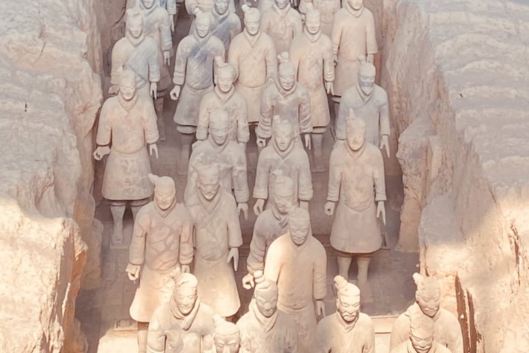 terracotta warriors in xian china