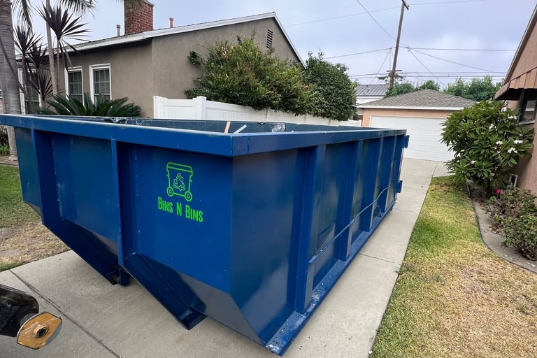 15 cubic Yard Dumpster