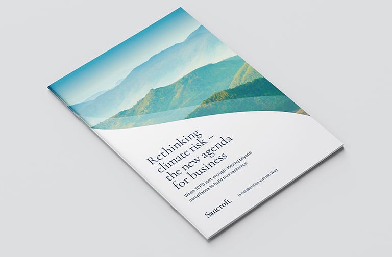 Sancroft brochure cover design