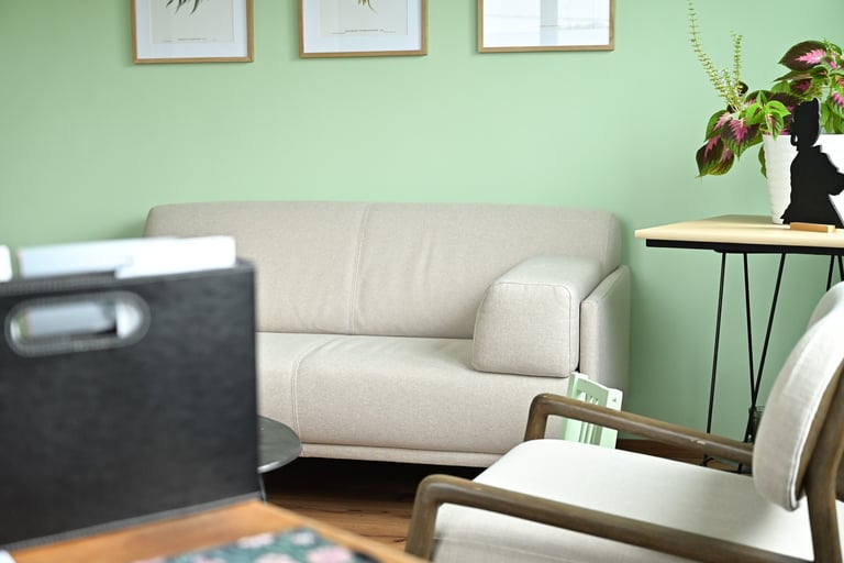 Photo du cabinet avec une atmosphère confidentielle