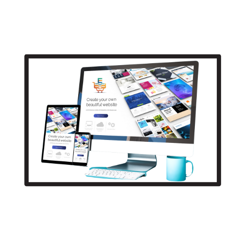 web development service logo & image done by e business masters team