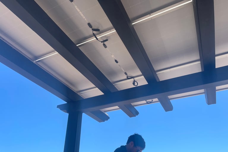 Rooftop solar array installed in Loreto BCS for reliable home power and lower CFE bills.