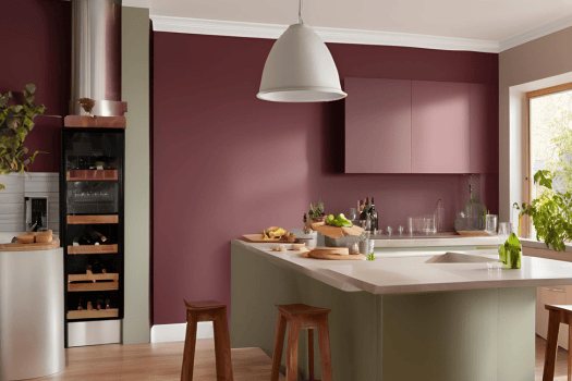 Kitchen Space Wine-Color