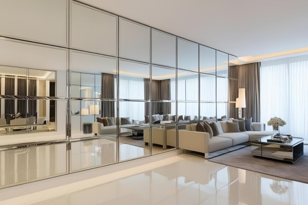 3D Glass Effect with Adhesive Mirrors