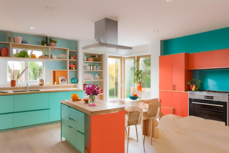 Vibrant Colors for Kitchen