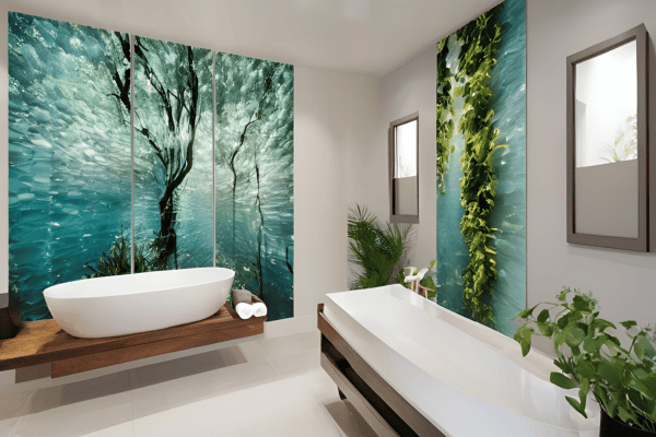 Wall Art Waterproof Bathroom Panels