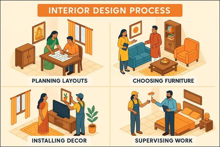 Interior design process
