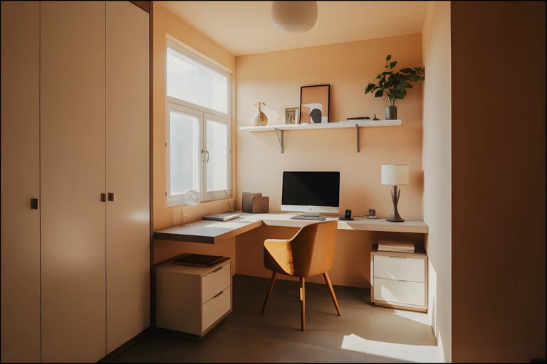 Minimal Office at Home