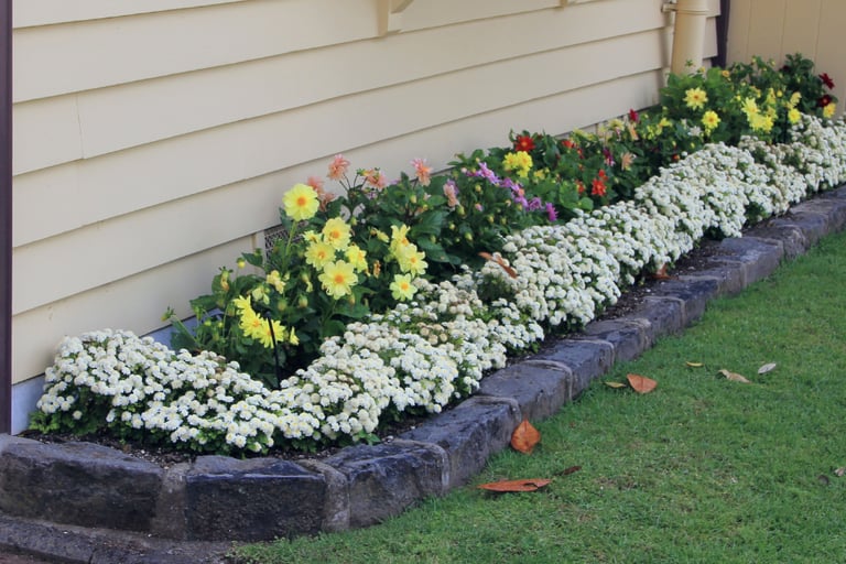 flowerbed design installs ok