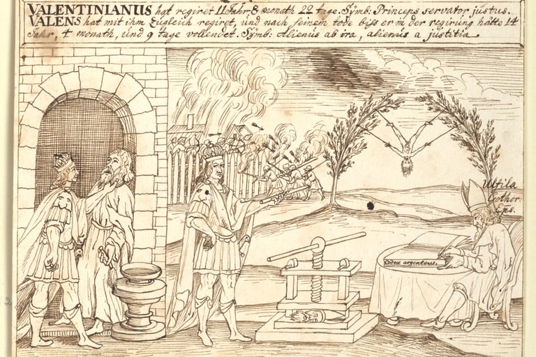 Valentiniano y Valente