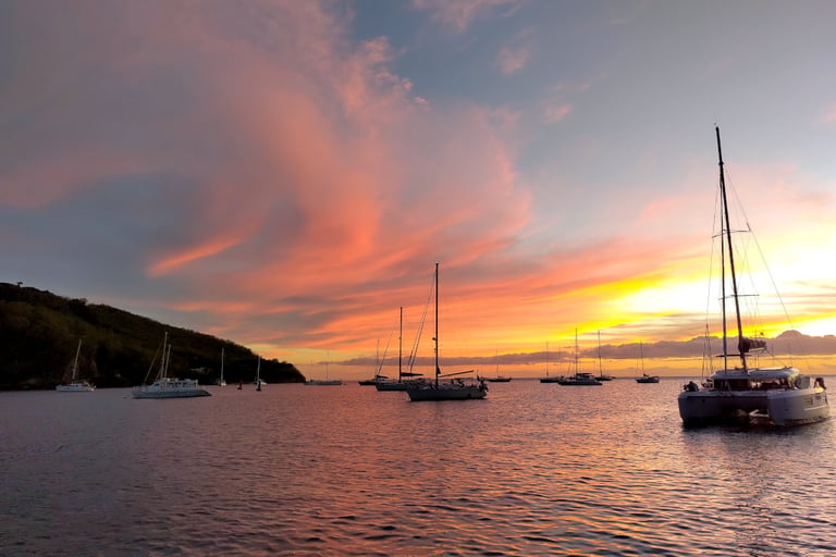 Guadeloupe Deshaies Ankerbucht
