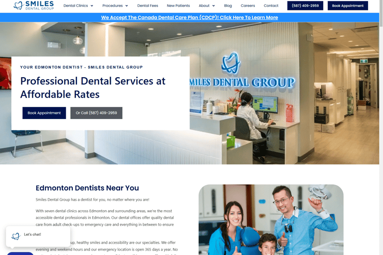 SEO Case study in Edmonton SDG