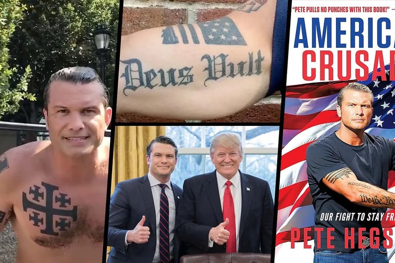 Pete hegseth tattoos 
