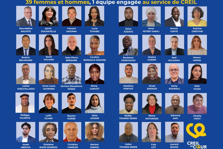 Creil au Coeur liste électorale