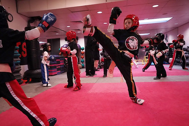 Kickboxing class in Bristol