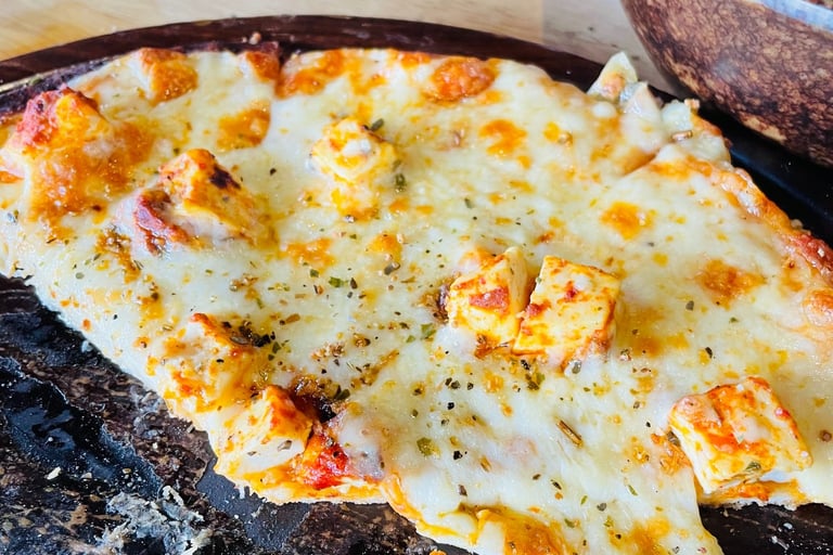 paneer pizza!
