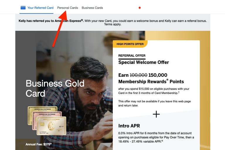 a man is looking at a business card
