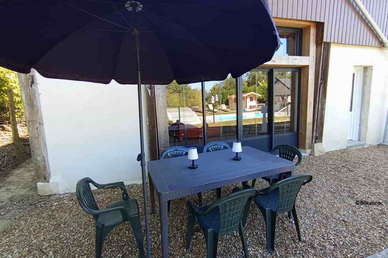 Terrasse aménagée pour les beaux jours