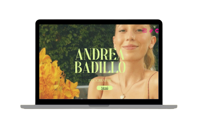 a laptop computer screen displaying a photo of a woman with a flower in her hair