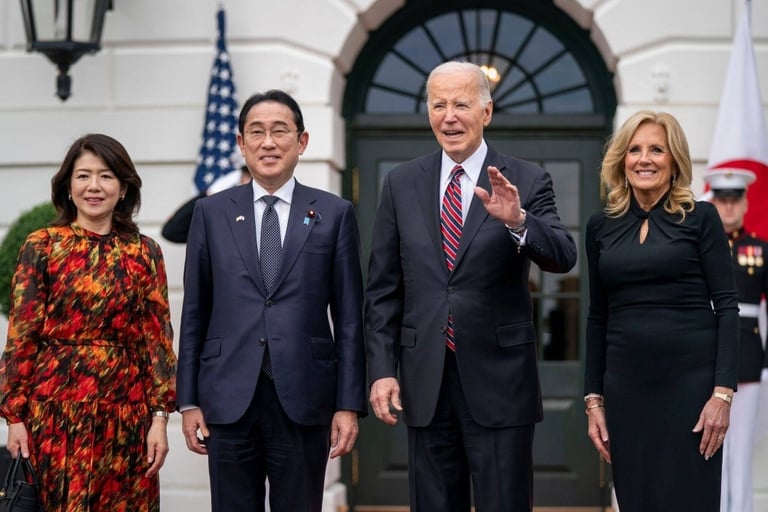 Kishida kicks off state visit to U.S., with allies set for 'historic' defense upgrade - The Japan Ti