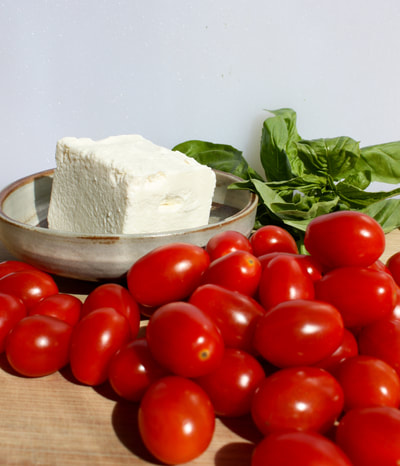 ingredients needed for grape tomato salad