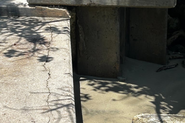 Monroe Co Fl seawall repair