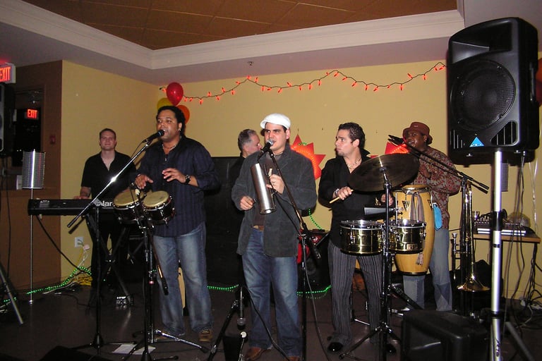 Peter Schroeder - Pianist with Adonis Puentes Band. New Year's Eve performance - Victoria, BC.