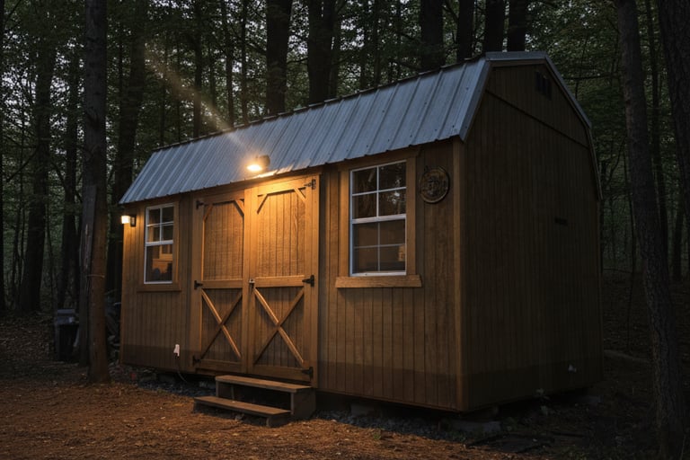 View of our woodshop