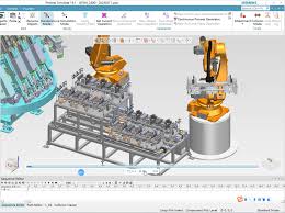 robótica industrial -Integración robot en México simulacion 3D