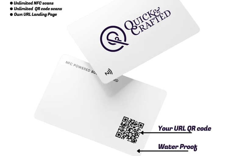 Digital Business Card PVC with quick and crafted logo