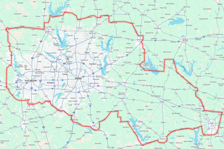 State of Texas Map