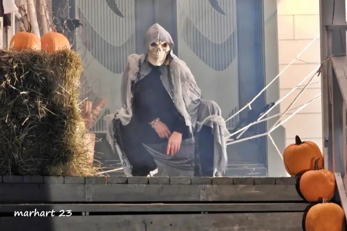 Halloween à Padoue de nuit.