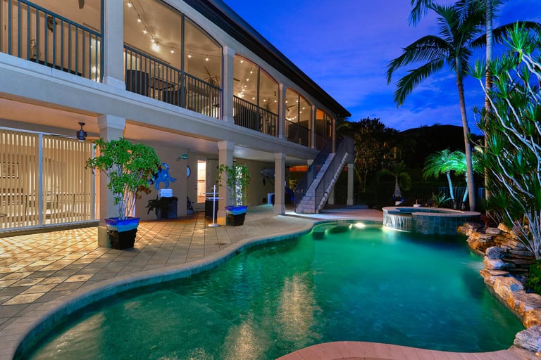 Custom Home Pool Exterior