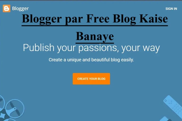 blogger par free blog kaise banaye