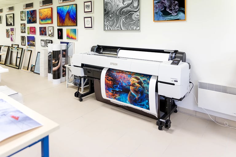 a Piece of Abstract Fine Art