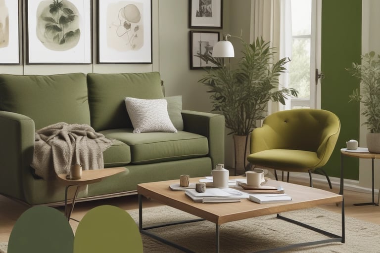 Bright living room with modern inventory