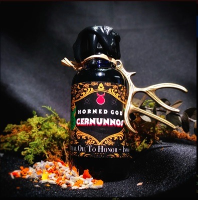 Cernunnos ritual oil for witchcraft