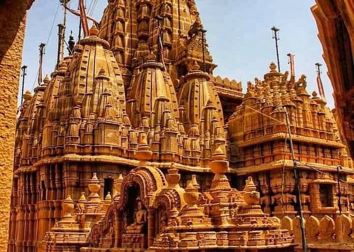 Historic Jain Temple inside Jaisalmer Fort.