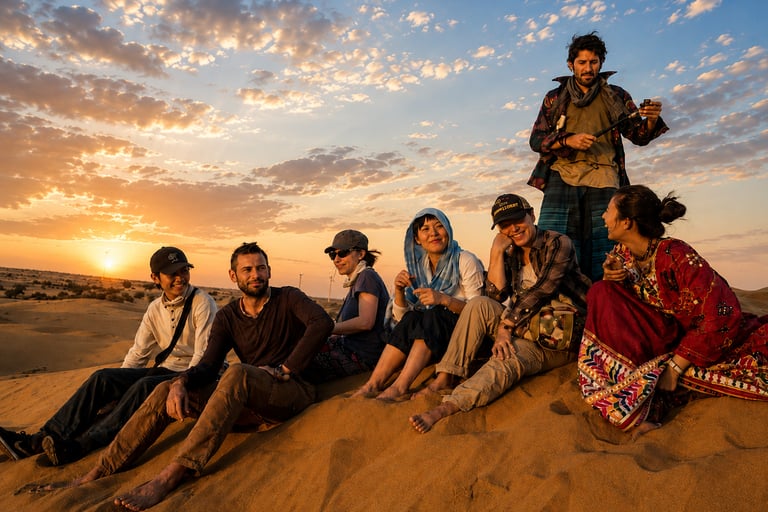 Authentic non-touristic desert safari in Jaisalmer.