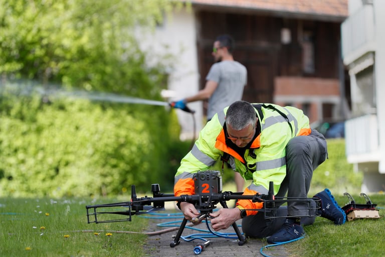 SDS - Swiss Drone Services plovimo įranga