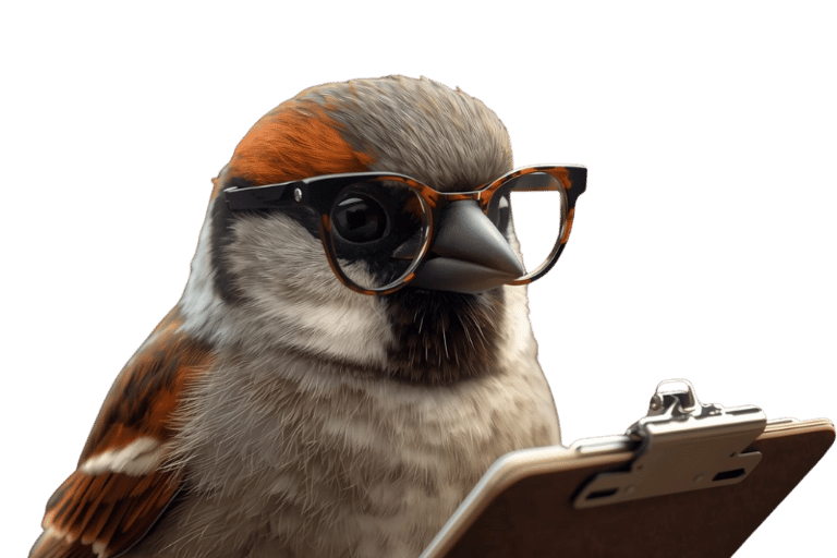 Sparrow in glasses, auditing brand signals and performance