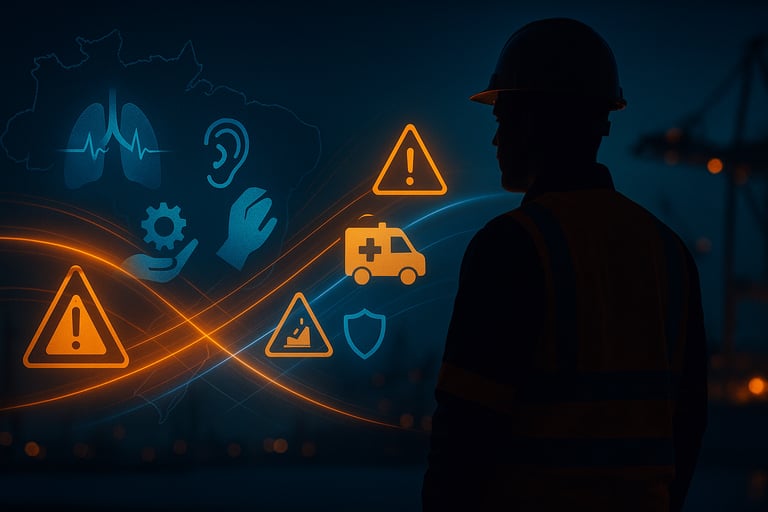 Ilustração: Doença e Acidente de Trabalho