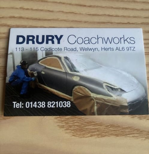 John Dury Coach works Welwyn