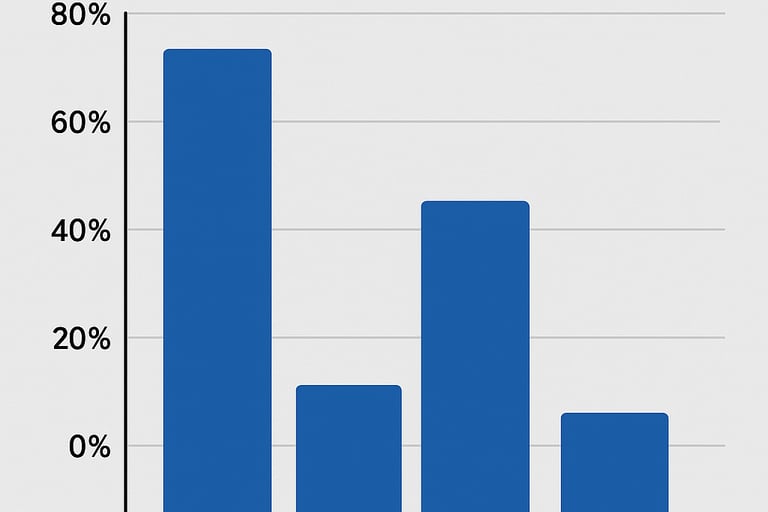 a bar chart showing the number of investments in the market
