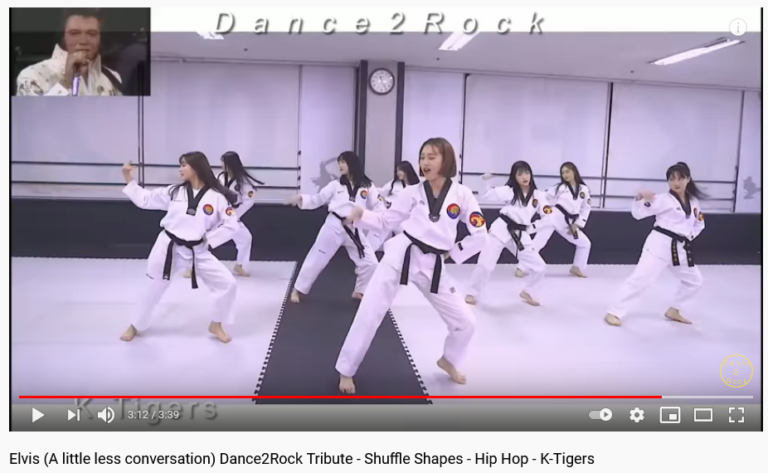 Elvis (A little less conversation) King of Rock with Shuffle K-Pop K-Tigers Dance)