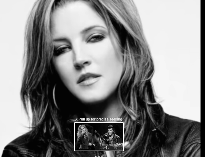 In The Ghetto Elvis Presley With Lisa Marie Presley