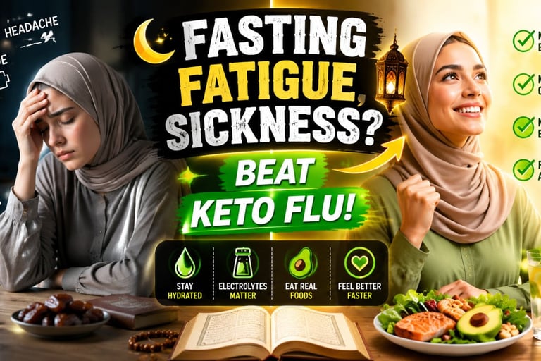 🌙Fasting Fatigue , Sickness? Beat Keto Flu!